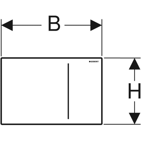 CLAPETA ACTIONARE REZERVOR INCASTRAT SIGMA 70 STICLA ALB